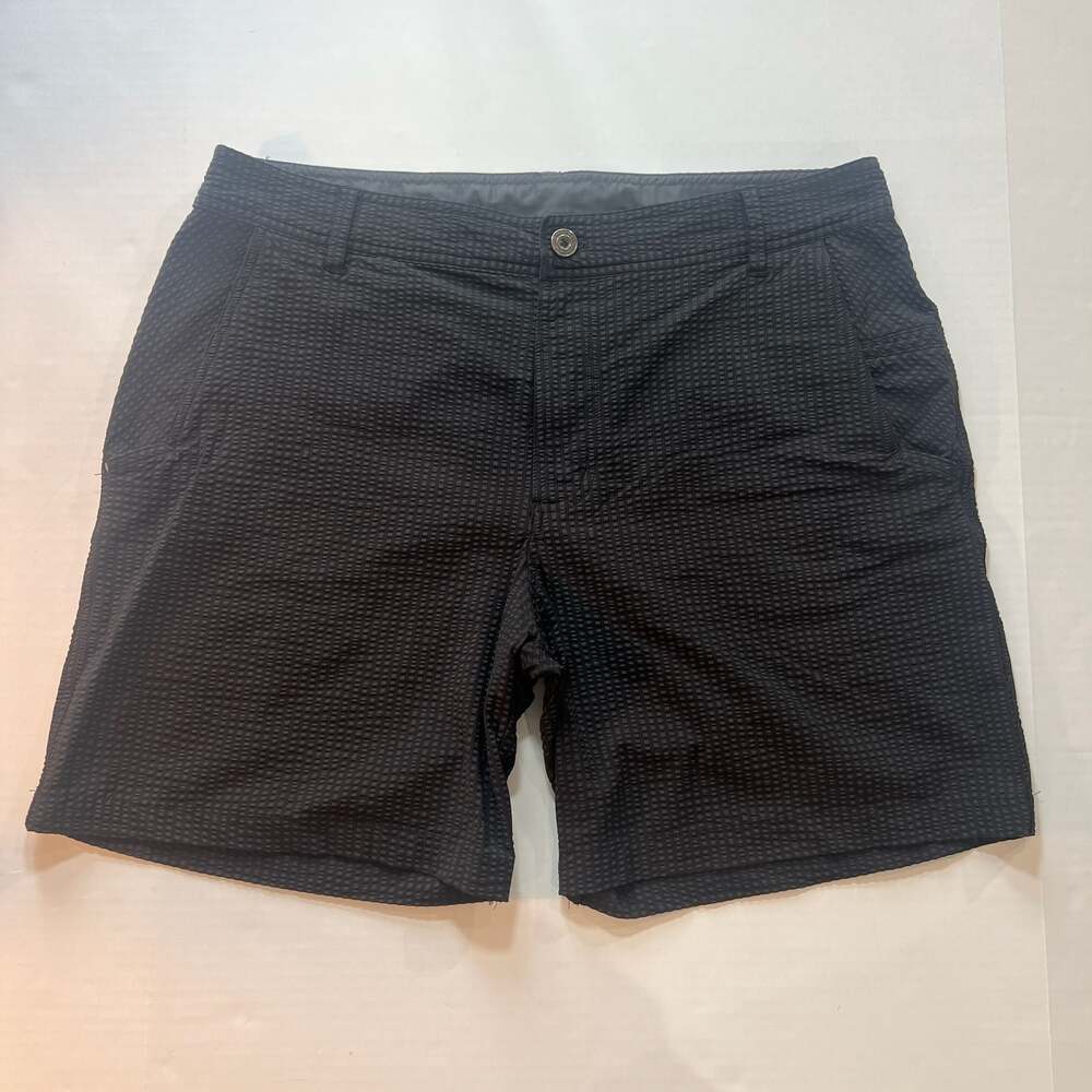 Lululemon Kahuna Seersucker Hybrid Shorts - Black size 38